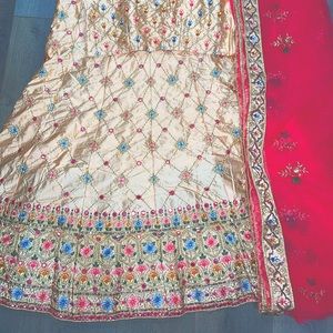 Peach Lehenga - New
